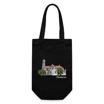 Abbaye bénédictine // Ottobeuren // Illustration - Sac à bouteille - noir - Devant