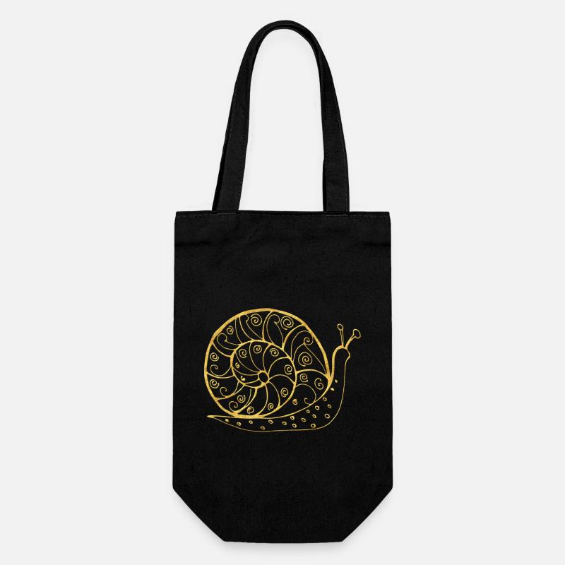 Escargot - Sac à bouteille - noir