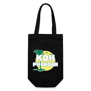 Palmier de pleine lune K8h Phangan - Sac à bouteille - noir - Devant