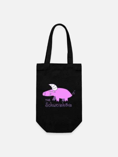 The Schweinhorn - Geschenkbeutel für Flaschen - Schwarz