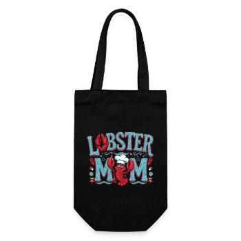 Lobster Mom 6 - Geschenkbeutel für Flaschen - Schwarz - Vorne