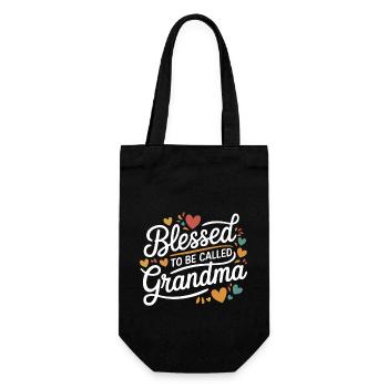 To Be Called Grandma 12 - Geschenkbeutel für Flaschen - Schwarz - Vorne
