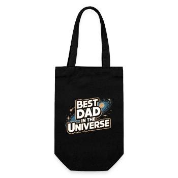Meilleur cadeau de papa Meilleur univers de papa Galaxy - Sac à bouteille - noir - Devant