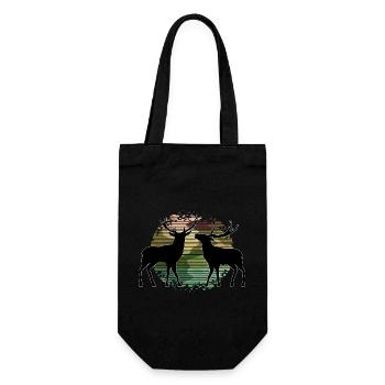 Cerf - Sac à bouteille - noir - Devant