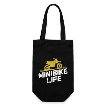 Small bikes, big passion - Gift Bag for Bottles - black - Front