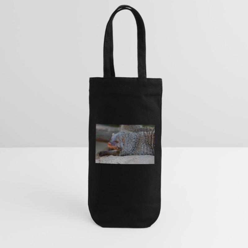 Gebänderte Manguste oder Zebramanguste Zebramanguste Geschenkbeutel für Flaschen