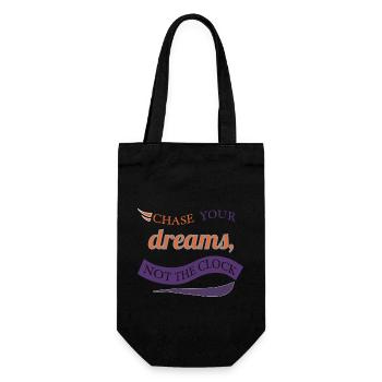 DREMS-Logo - Geschenkbeutel für Flaschen - Schwarz - Vorne