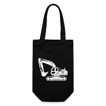 excavatrice - Sac à bouteille - noir - Devant