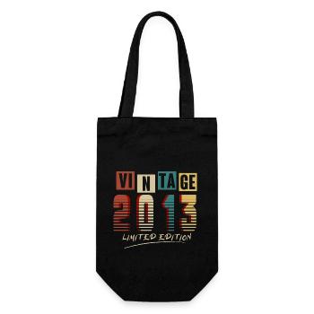 Vintage 2013: Limited Edition - 12th Anniversary. - Gift Bag for Bottles - black - Front