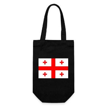 Georgia - Gift Bag for Bottles - black - Front