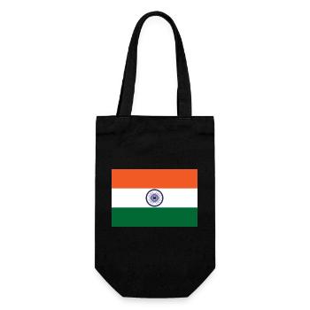 India - Gift Bag for Bottles - black - Front