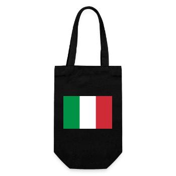 Italy - Gift Bag for Bottles - black - Front