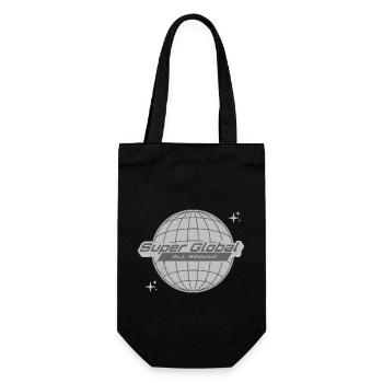 Super Global World Retro Vintage - Gift Bag for Bottles - black - Front