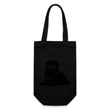Chien Bichon Hachon - Sac à bouteille - noir - Devant