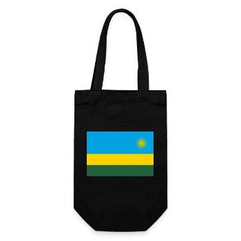 Rwanda - Gift Bag for Bottles - black - Front