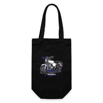 S51 (blanc) // Illustration - Sac à bouteille - noir - Devant