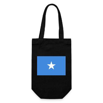 Somalia - Geschenkbeutel für Flaschen - Schwarz - Vorne