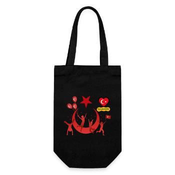 Turkiyelove - Gift Bag for Bottles - black - Front