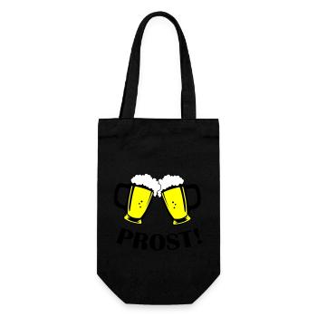 Santé de la bière - Sac à bouteille - noir - Devant