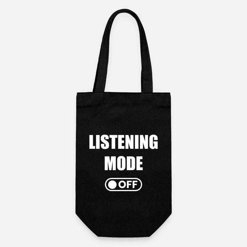 MODE D’ÉCOUTE DÉSACTIVÉ - Sac à bouteille - noir