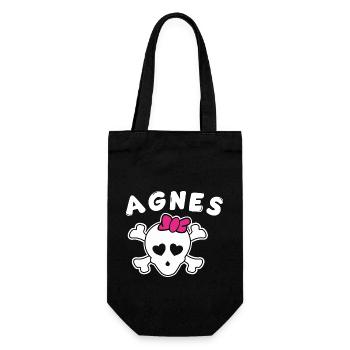 Pirate Agnes Design pour les filles et les femmes - Sac à bouteille - noir - Devant