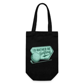 Je préfère jouer au golf Golf - Sac à bouteille - noir - Devant