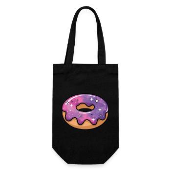 Beignet de la galaxie cosmique - Sac à bouteille - noir - Devant