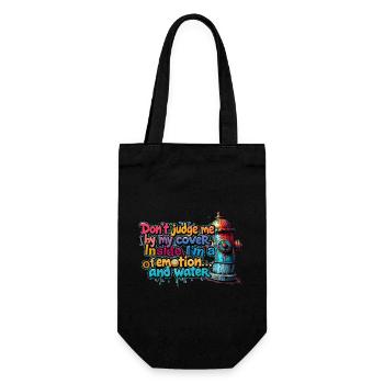 I am a well of emotion and water - Gift Bag for Bottles - black - Front