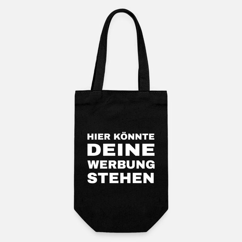C’est là que pourrait se trouver votre publicité - Sac à bouteille - noir