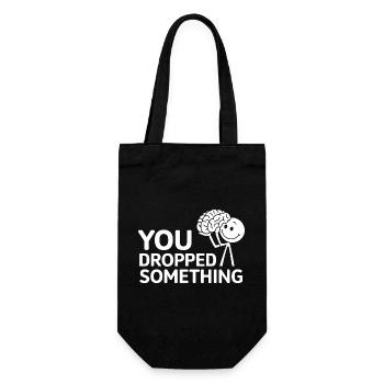 You Dropped Something 17 - Geschenkbeutel für Flaschen - Schwarz - Vorne
