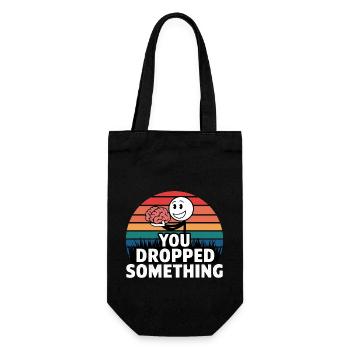 You Dropped Something 5 - Geschenkbeutel für Flaschen - Schwarz - Vorne