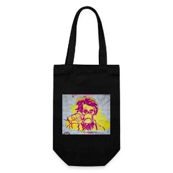 Urban Art - Gift Bag for Bottles - black - Front