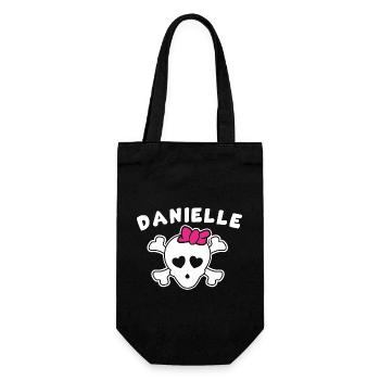Pirate Danielle Design pour les filles et les femmes - Sac à bouteille - noir - Devant