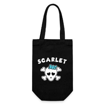 Pirate Scarlet Design pour les filles et les femmes - Sac à bouteille - noir - Devant
