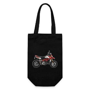 Superbike // Illustration - Sac à bouteille - noir - Devant