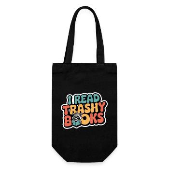 I Read Trashy Books 15 - Geschenkbeutel für Flaschen - Schwarz - Vorne