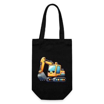 Excavatrice pour enfants - Sac à bouteille - noir - Devant