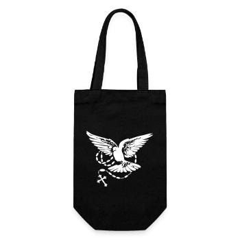 dove holy spirit - Gift Bag for Bottles - black - Front