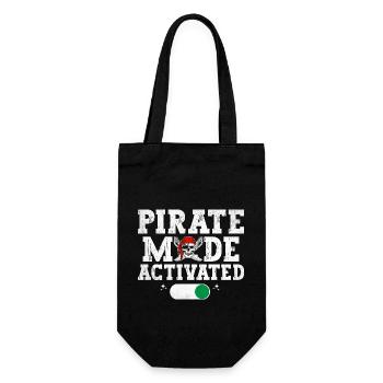 Mode Pirate activé Pirate Youth Design - Sac à bouteille - noir - Devant