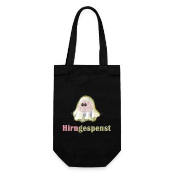Hirngespenst - Geschenkbeutel für Flaschen - Schwarz - Vorne