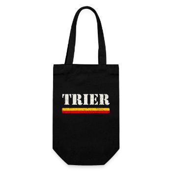 Trier - Geschenkbeutel für Flaschen - Schwarz - Vorne