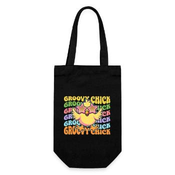 Easter Easter Bunny Easter Eve Easter Sunday Easter Egg Spring - Gift Bag for Bottles - black - Front