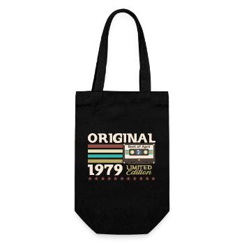 46ème Anniversaire Original Avril Millésime 1979 - Sac à bouteille - noir - Devant