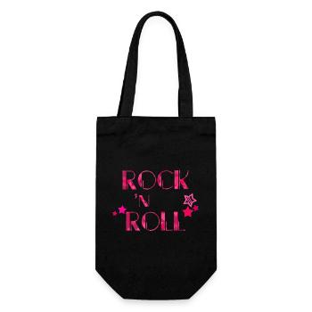 ROCK 'N ROLL - Gift Bag for Bottles - black - Front