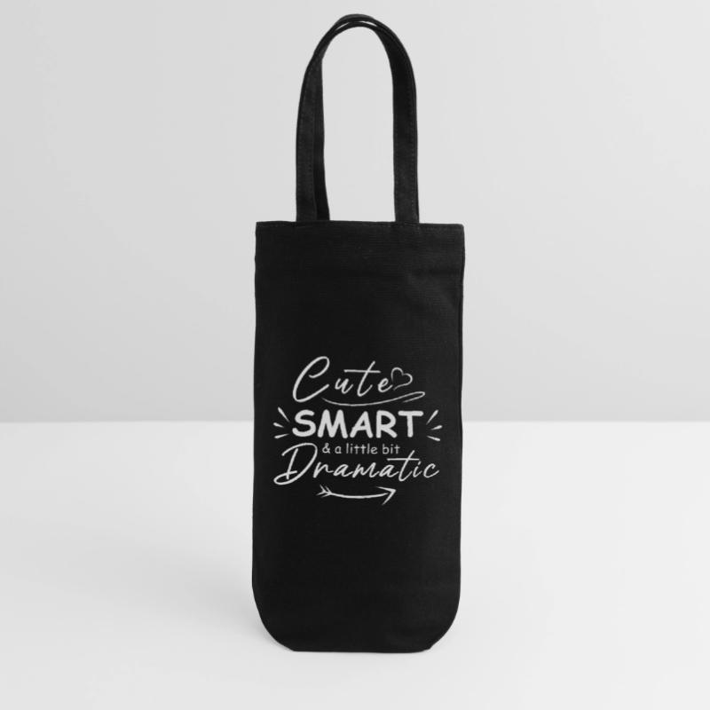 Cute smart and a little bit dramatic Gift Bag for Bottles