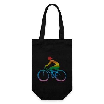 Cyclist - Gift Bag for Bottles - black - Front