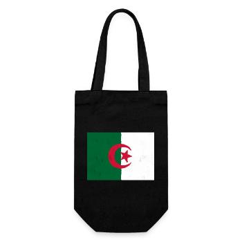 Drapeau de l’Algérie – Fierté et identité nationale - Sac à bouteille - noir - Devant
