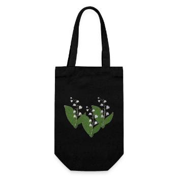 Muguet Paquet de trois - Sac à bouteille - noir - Devant