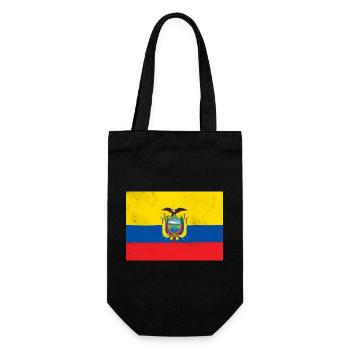 Drapeau de l’Équateur – andin - Sac à bouteille - noir - Devant