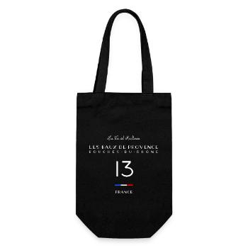 Les Baux de Provence Number 13 Bouches du Rhône - Gift Bag for Bottles - black - Front